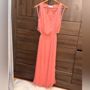 Rare London Open Back Pleated MIDI Dress